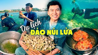 Lặn biển tìm hải sản no nê đặc sản ở đảo Lý Sơn Du lịch ẩm thực Quảng Ngãi Việt Nam [upl. by Htiekram]