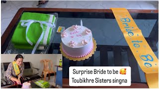 Surprise Bride 👰‍♀️to be ga toubikhre 🥲luhongamdaigi chak kouba pareng sana leire Will miss my 🏠❤️ [upl. by Jaddo]