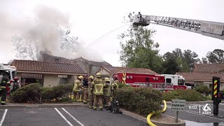 Firefighters respond to structure fire at Blacklake Golf Resort [upl. by Sisenej]