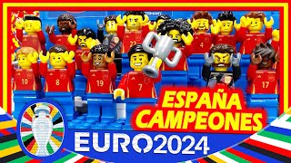 ESPAÑA CAMPEONES 🏆 EURO 2024 Spain Winners in Lego [upl. by Dinsdale]