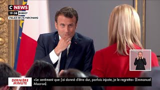 Emmanuel Macron répond à Laurence Ferrari [upl. by Ahs]