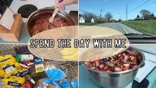 Party Prep with Me  Easy Seasoned Pretzel Recipe  Spend the Day with Me  DITL of a Mennonite Mom [upl. by Yerffoej]