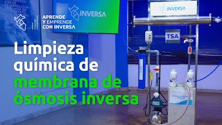 Cómo hacer la limpieza química de membranas de ósmosis inversa 💧 [upl. by Aynotak864]