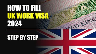 How to apply UK Work Visa  Step By Step Process  UK Skilled Worker Visa Application Form 2023 [upl. by Neersin]