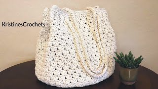 Easy Crochet Boho Bag Step by Step Tutorial [upl. by Ayatnahs]