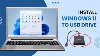 Install Windows 11 to an External Drive Portable Windows 11 [upl. by Issi403]