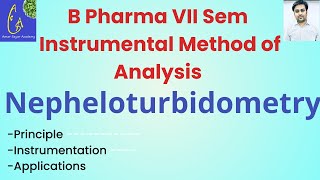 Nepheloturbidometry  Introduction  Principle  Instrumentation  Applications scattered radiation [upl. by Elleunamme691]