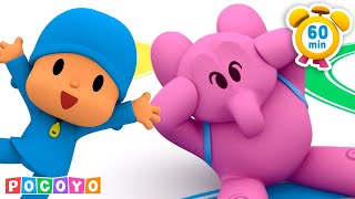 🏅 THE POCOYO GAMES 🏅  Sports and More 60 Mins Pocoyo English  Official Channel  Cartoons [upl. by Ylrac100]