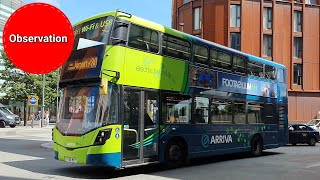 Buses at Liverpool ONE Bus Station in Liverpool Merseyside  July 2022 [upl. by Ilarrold]