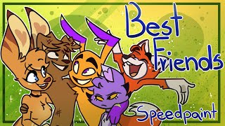 BEST FRIENDSSpeedpaint Zoophobia [upl. by Ecinnaj520]