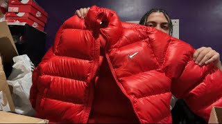 DRAKE NOCTA x NIKE SUNSET PUFFER JACKET UNBOXING  REVIEW [upl. by Golden]