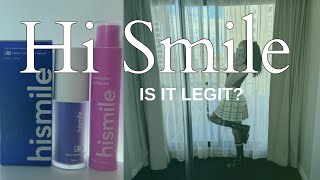 Is HiSmile Legit Colour corrector serum and toothpaste review [upl. by Nrojb633]