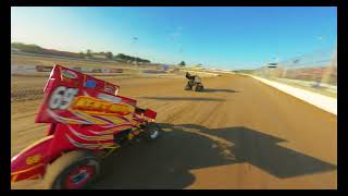 Race car mashup fpv fpvdrone fpvchase sprintcarracing carracing impulsercapex dji [upl. by Dowlen]