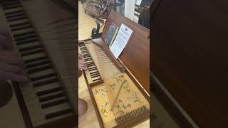 Double fretted Clavichord by Peter Barnes [upl. by Eedahs]