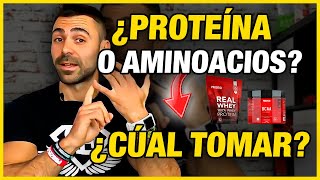 ¿Es MEJOR tomar PROTEINAS o AMINOÁCIDOS [upl. by Alicec]