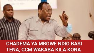 MBOWE NDO BASI TENA CCM WAJIPANGA UPYA KUHAKIKISHA CHADEMA HAWATOBOIWAKABA KILA KONA [upl. by Nathanil523]