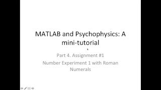 continued MATLAB amp Psychtoolbox Tutorial Part3 Explanation  Choice RT [upl. by Seidler]