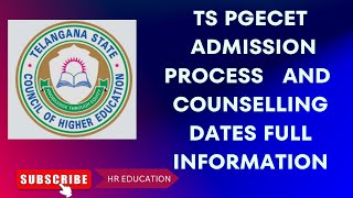 TS PGECET 2023 ADMISSION PROCESS AND COUNSELLING DATES tspgecet tspgecet2023 mtech pgecet [upl. by Grey370]