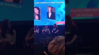 Painel Lana Parrilla e Sean Maguire Convenção Paris Manga 2024 [upl. by Siradal]