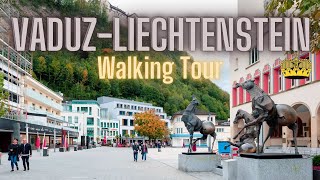 Vaduz Liechtenstein  Walking Tour  4K [upl. by Alage]