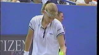 Steffi Graf Serve TopspinSlice [upl. by Adiaroz]