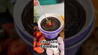 15 min instant Chocolate fondue recipe by Masterchef Oindrila Bala  perfect party dessert ideas [upl. by Laekcim73]