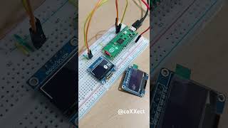 Pico2MicroPython  I2C SSD1306 or SSD1315 OLED [upl. by Napier]