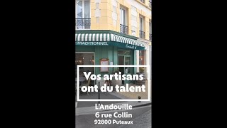 Nos commerçants ont du talent  restaurant L’Andouille [upl. by Yelsiap]