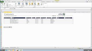 AX 2012 Upload new customers from Excel using Atlas [upl. by Nnaear]