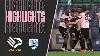 PalermoComo 30  HIGHLIGHTS 25ª giornata Serie B 2324 [upl. by Alejandrina]