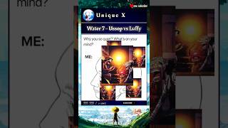 Water 7  Usopp vs Luffy  luffy usopp onepiece [upl. by Etka]