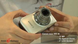 Canon Digital Ixus 990 IS hands on review by SimplyElectronicsnet [upl. by Veronike]