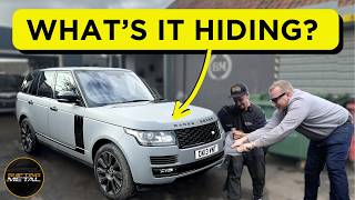 You Wont Believe What Was Under My Cheap Auction Range Rovers Wrap [upl. by Cornwall225]