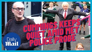 UK politics Dominic Cummings keeps quiet amid No10 partygate police investigation [upl. by Gora49]