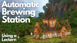 AUTOMATIC BREWING STATION  Minecraft Tutorial  Java 121 [upl. by Farrish911]