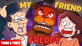 My Friend Five Nights at Freddys FGTeeV FNAF Animated Music Video [upl. by Aikym727]