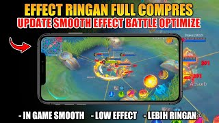 Update ‼ Config ML Anti Lag Smooth Effect Battle Optimize  Lag Fix Frame Drop  Mobile Legends [upl. by Harewood97]