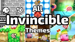 Kirby  All Invincible Themes [upl. by Enyrhtak46]