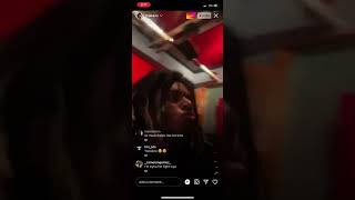 ZILLAKAMI SHARES UNRELEASED MUSIC IG Live [upl. by Suoivatra]