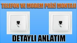 MODEM PRİZİ MONTAJI NASIL YAPILIR [upl. by Marybella]