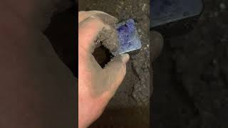 Blue ink found bottle digging Glasgow Scotland [upl. by Ardnohsal]