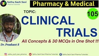 Pharmacy Question and Answer discussion Q105 CLINICAL TRIALS FACTS YOU NEED TO KNOW [upl. by Birch989]