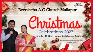 Christmas Celebration 2023  Beershebaag Church Mallapur Hyderabad [upl. by Ennayehc]