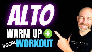 ALTO Vocal Exercises NEW WARM UP  WORKOUT [upl. by Ermeena]