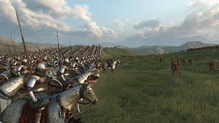 300 Elite Cataphract vs 1000 Vlandian  Mount amp Blade Bannerlord [upl. by Rahab793]