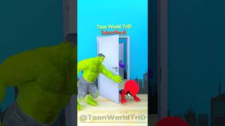 💔 SpiderMan Falls Into Hulk’s Door Show Some Love 🚪😂 gta [upl. by Preston339]