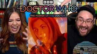 David Tennant is back  DOCTOR WHO The Power of the Doctor REACTION  Regeneration Special [upl. by Nonnair]