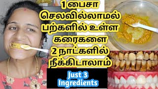 Teeth whitening at homeWhitening teeth home remediesHow to whiten teethமஞ்சள் பற்கள் வெள்ளையாக [upl. by Unity]