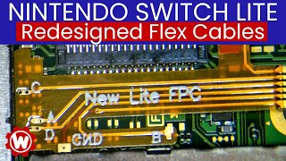 Nintendo Switch LITE RP2040 Installation Redesigned Flex Cables [upl. by Siari]