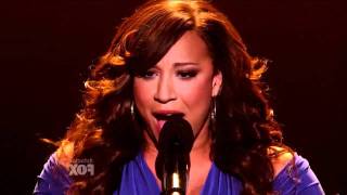 X Factor USA  Melanie Amaro  The worlds Greatest  Live Show 5  Top 9 [upl. by Eentihw34]